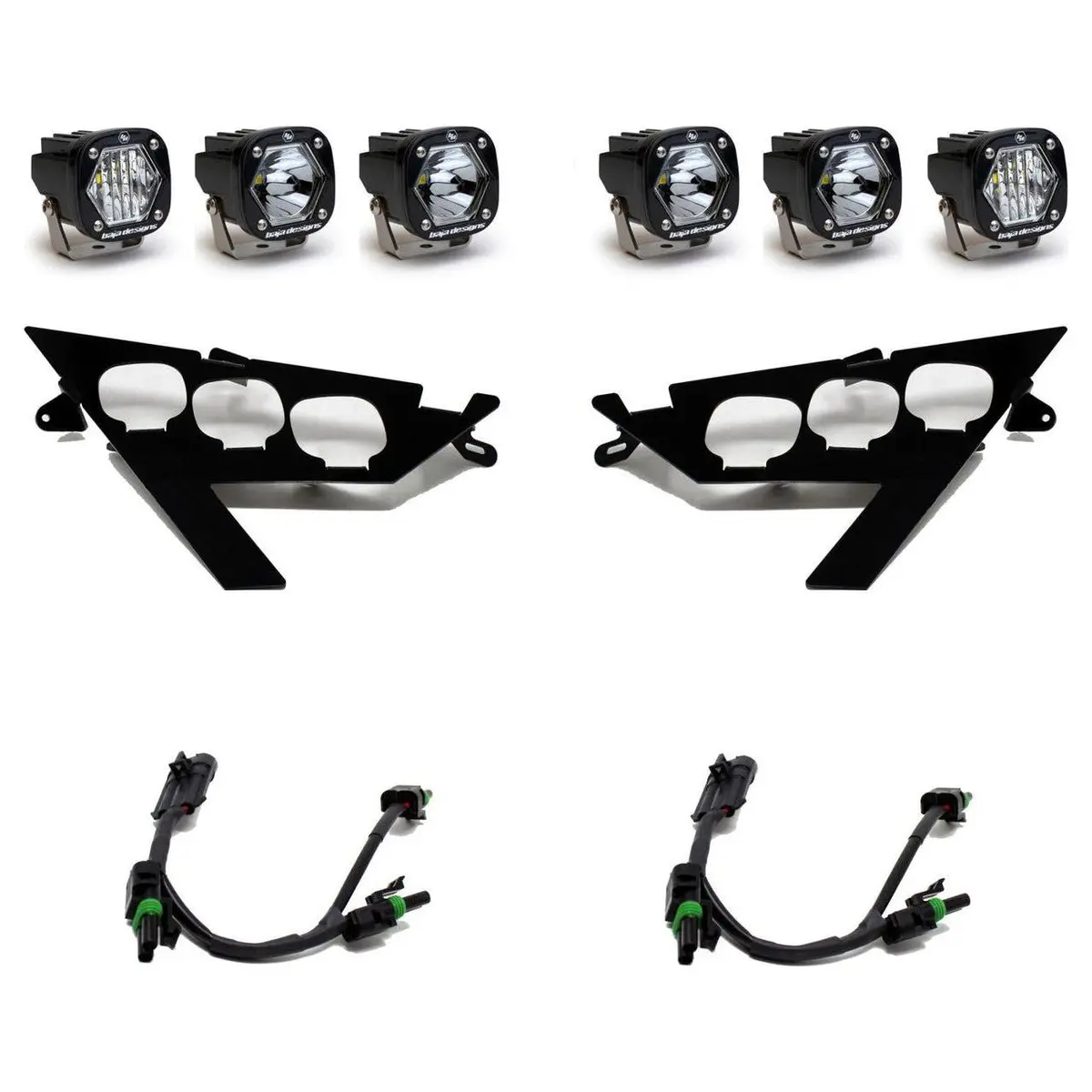 Polaris Rzr Pro / Turbo R S1 Triple Led/Laser Headlight Kit 1
