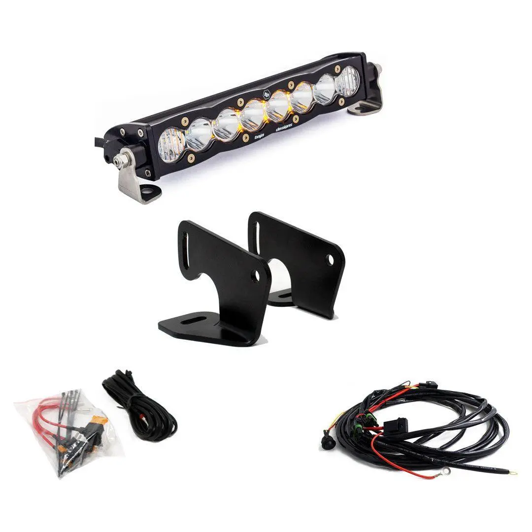 Polaris Rzr Pro / Turbo R S8 10" Hood Mount Light Bar Kit 1