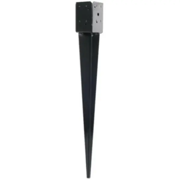 Simpson Fpbs44 28" Steel Mailbox / Fencepost Ground Spike Base For 4" X 4" Posts - Quantity Of 1 1