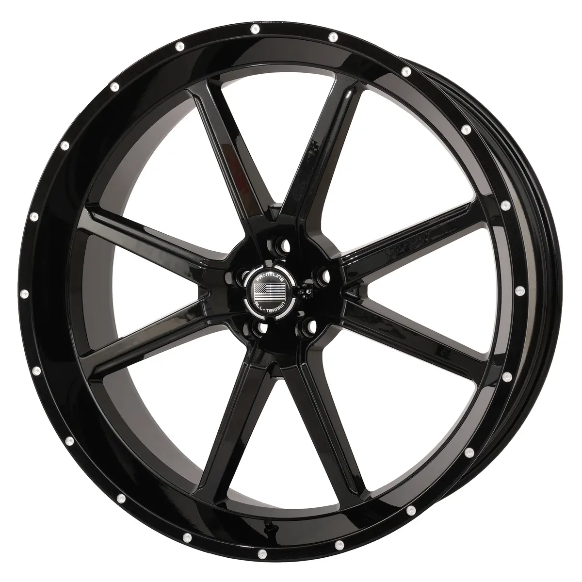 556 Gloss Black Alloy Wheel - Image 4