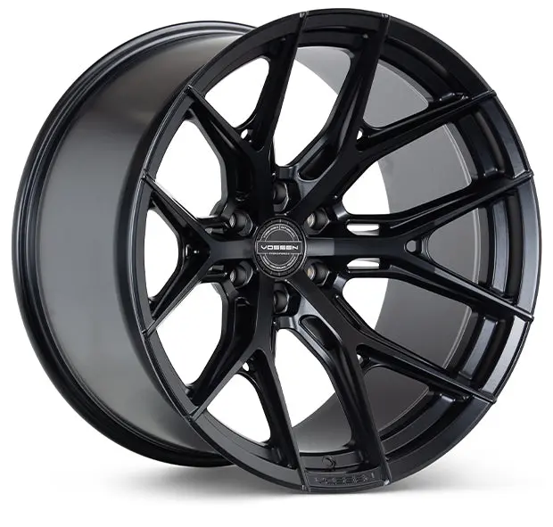 Vossen Hf6-4 22X10 / 6X139.7 / Et-18 / Super Deep Face / 106.1 - Satin Black Wheel 1
