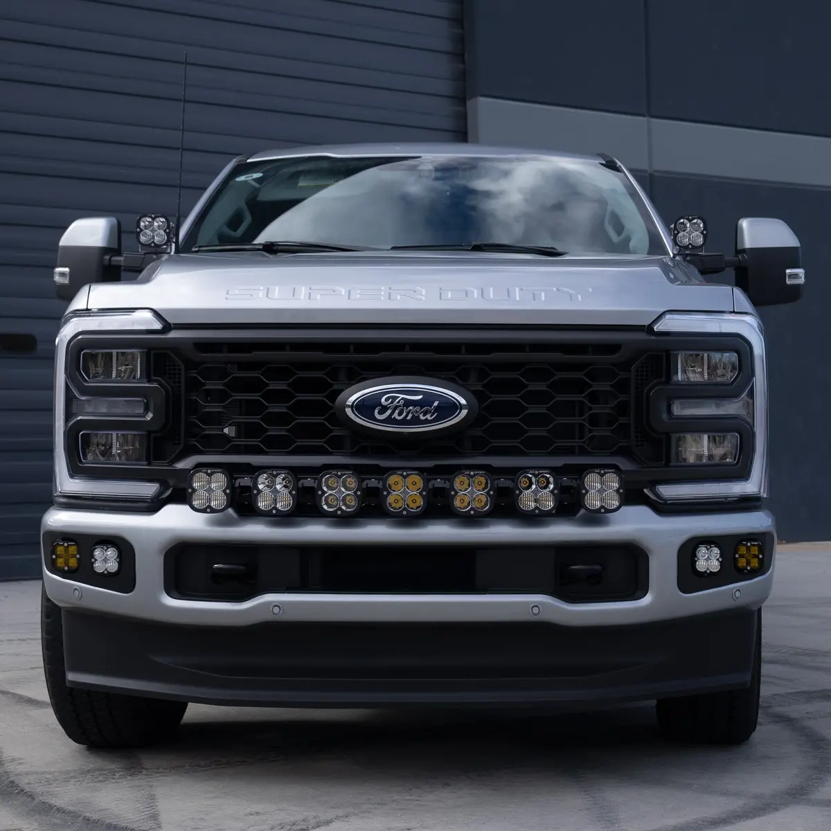 Baja Designs 2023+ Ford F250/F350 Super Duty 7Xl Linkable Bumper Light Kit W/ Upfitter Wiring 1