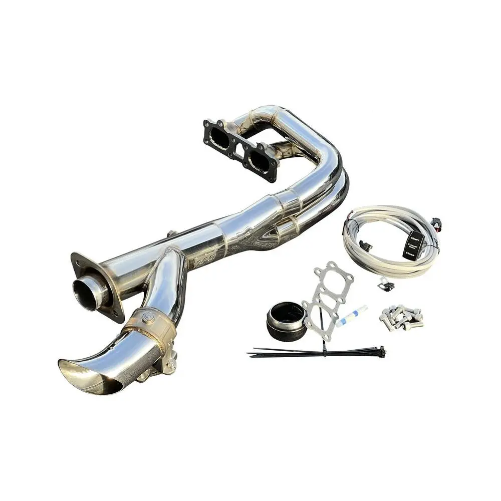 Polaris General 1000 2.5" E-Valve Captain's Choice Side Dump Exhaust 1