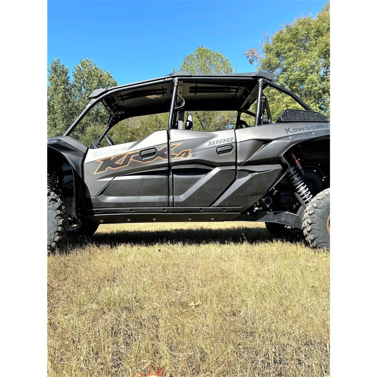Kawasaki Krx 4 Full Skid Plate With Integrated Sliders 3