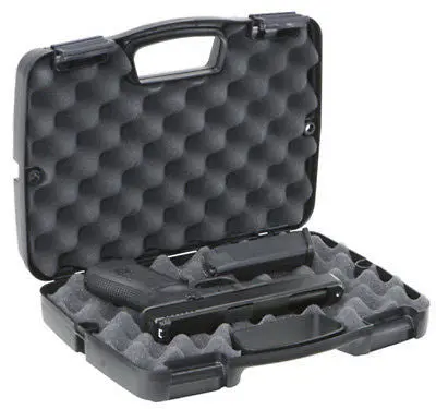 Plano 10-10137 Rugged Black Single Scoped Handgun Pistol Case With Foam Liner - Quantity Of 1 1