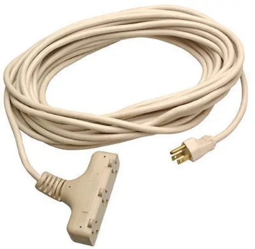 Master Electrician 02357Me 40' Foot 16/3 Sjtw Beige Extension Cord With 3-Way End - Quantity Of 1 1