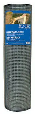 Mat 308199B 24" X 50' Ft 1/2" Mesh , 19 Gauge Galvanized Hardware Cloth Fencing 1