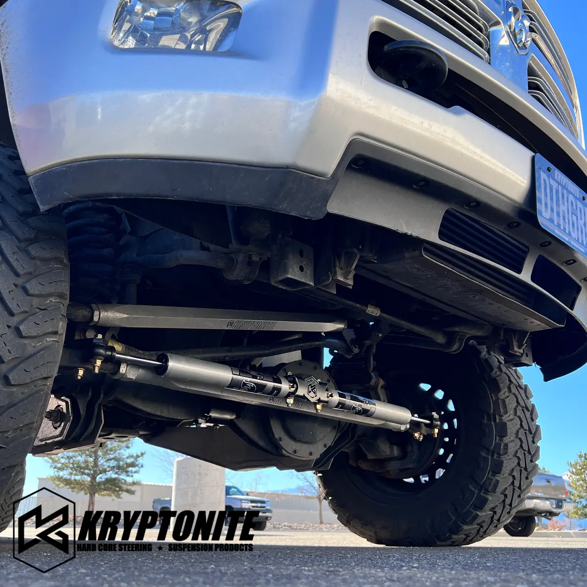 Kryptonite Ram 2500/3500 Death Grip Dual Steering Stabilizer Kit With Fox 2.0 Shocks 2014-2024 2