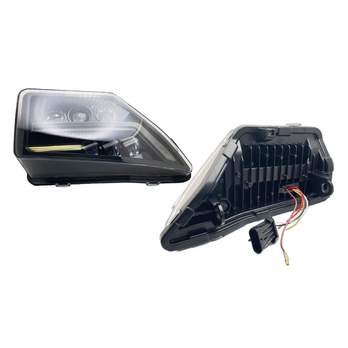 Kawasaki Krx Replacement Headlight Set With Harness 1