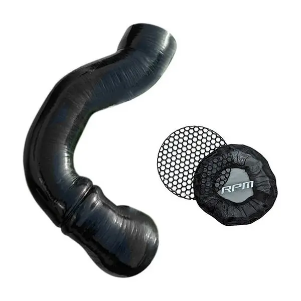 Can Am Maverick R Big Fatty Intake Tube With Debris Cage & Pre Filter 1