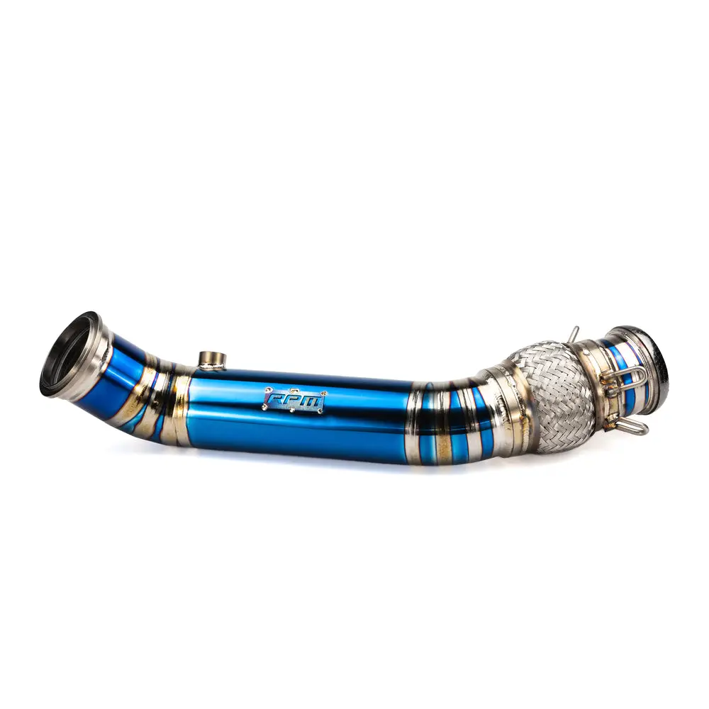 Can Am Maverick R Turbo 3" Titanium Big Mouth Mid Pipe 1