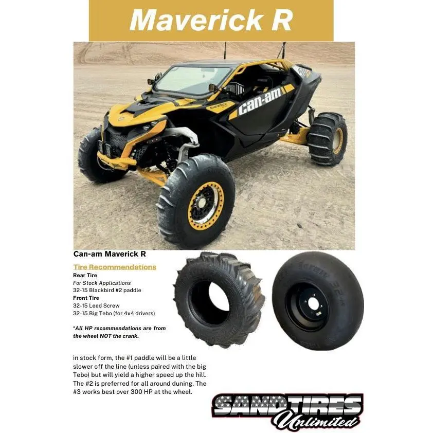 Padla Trak 13.00 Plus Rear Sand Tire 2