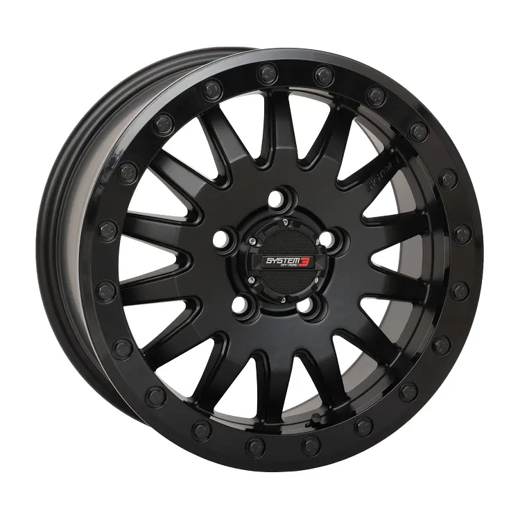 Can Am Maverick R Sb-8 Beadlock Wheel (Matte Black) (15X10) 1