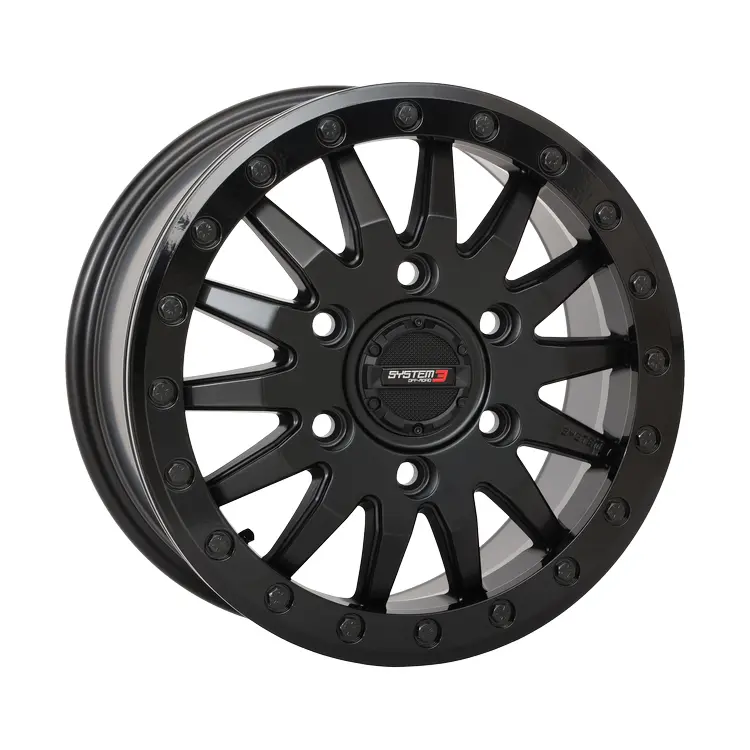 Can Am Maverick R Sb-8 Beadlock Wheel (Matte Black) (15X7) 2