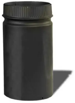 Selkirk Dsp6p12-1 6" X 12"  Matte Black Double Wall Smoke / Stove Chimney Pipe 1
