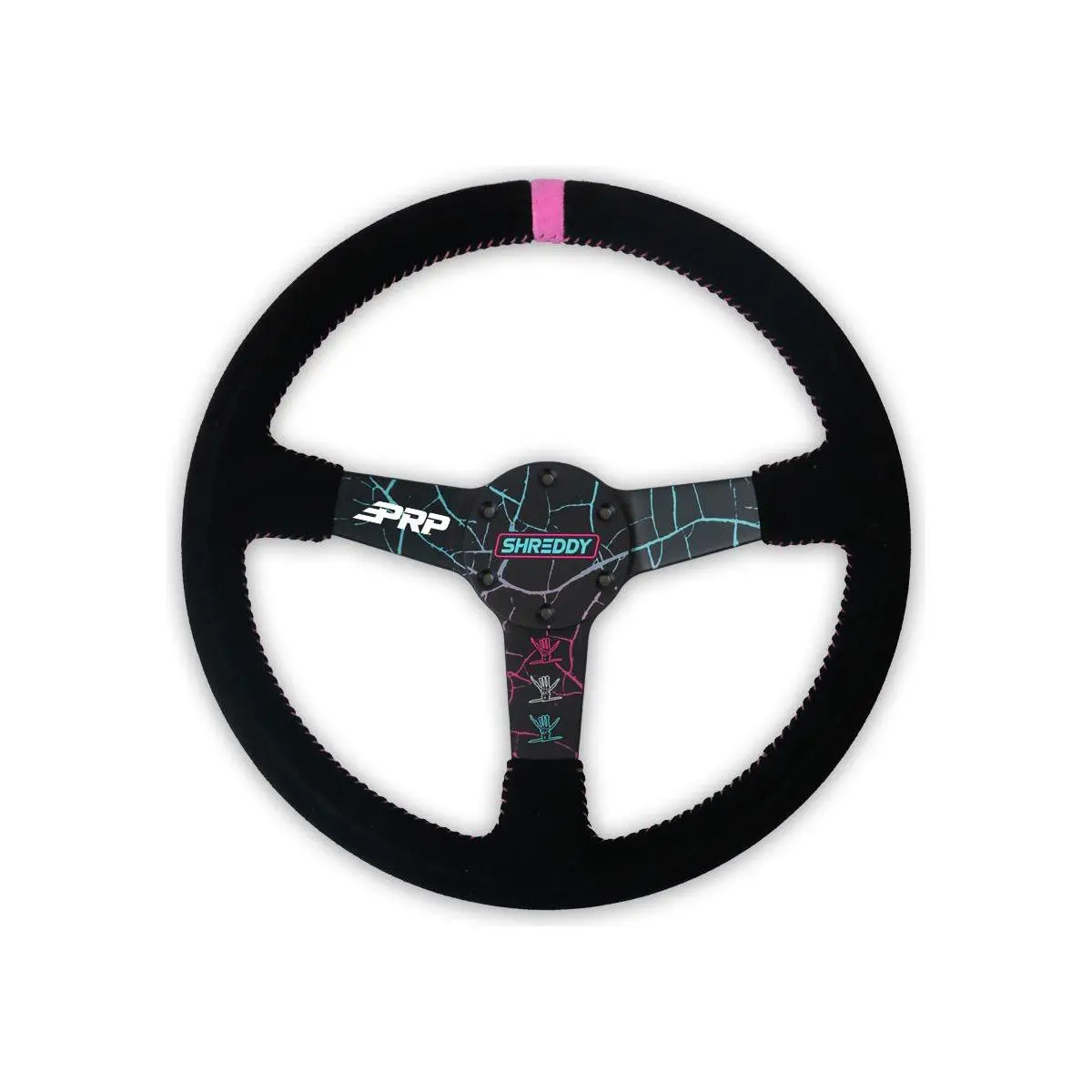 Shreddy Cracked Deep Dish Steering Wheel 1