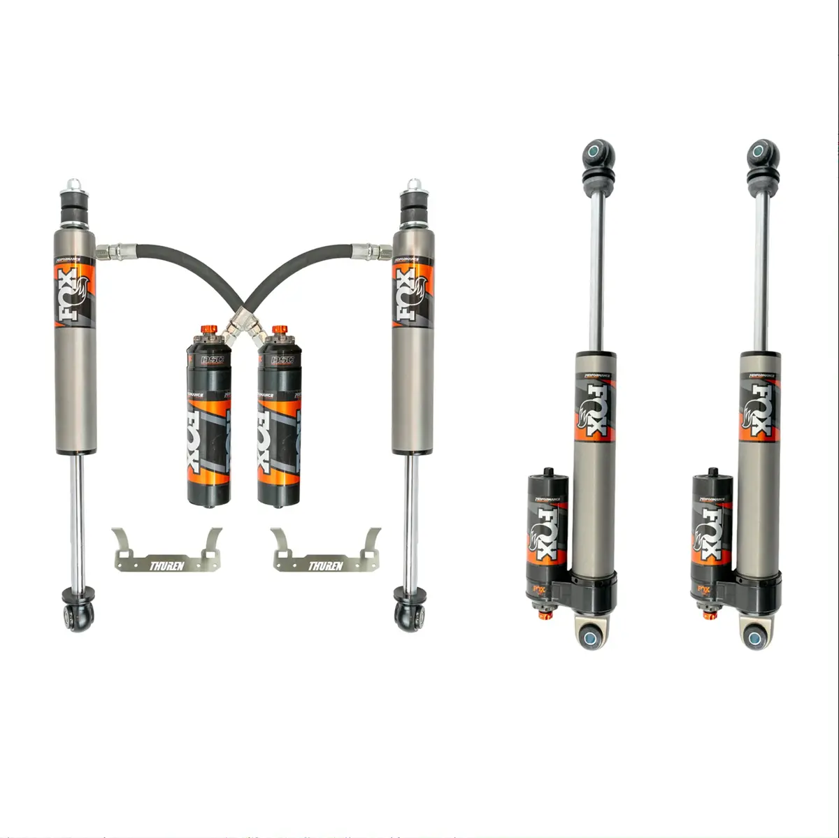 Thuren 2003-2012 3500/2003-2013 2500/Power Wagon Fox 2.5 Dsc Front & Rear Shock Kit 1