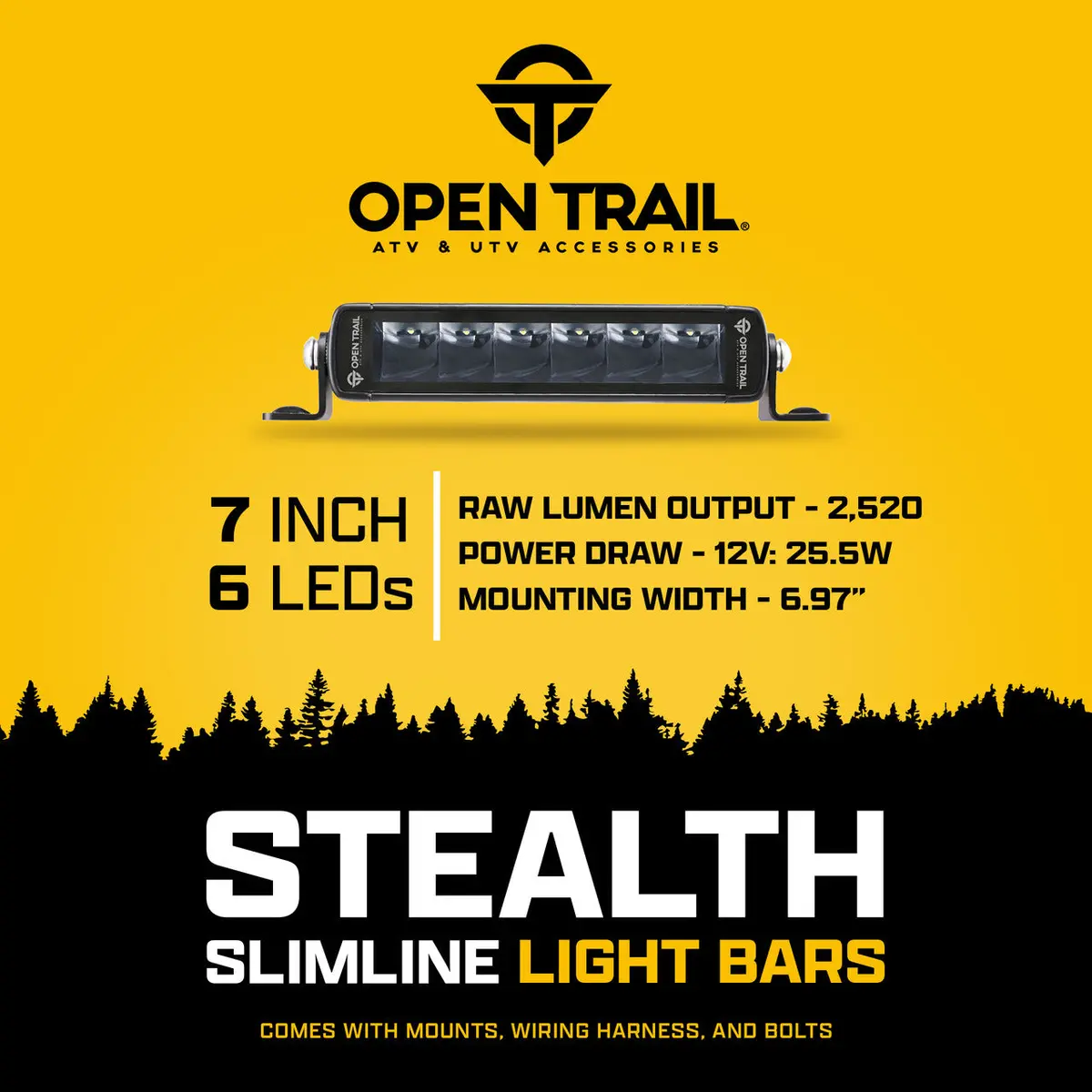 Open Trail Stealth Slimline Led Light Bar 1