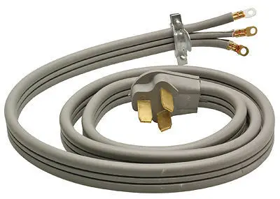 Master Electrician 09016Me 6', 6/2 & 8/1 Srdt Gray Flat Range / Oven Power Cord 1