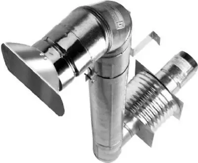 Selkirk 283870 Thru-The-Wall 3" Type L Pellet Stove Chimney Pipe Vent System - Quantity Of 1 1