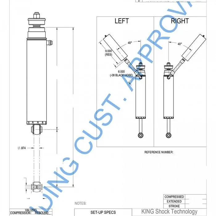 Thuren King 3.0 Front Shocks 1