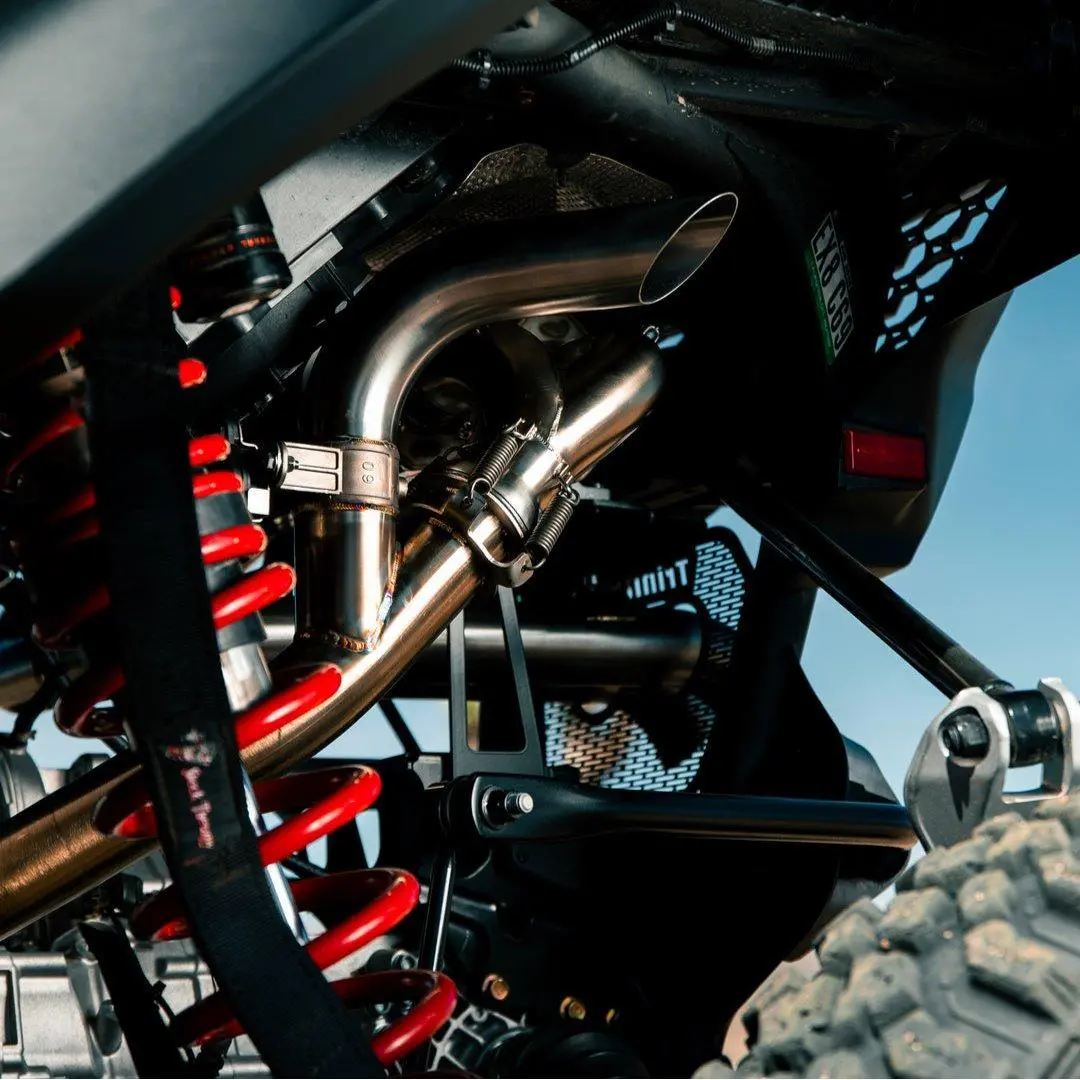 Can Am Maverick R Sidepiece Valved Head Pipe 2