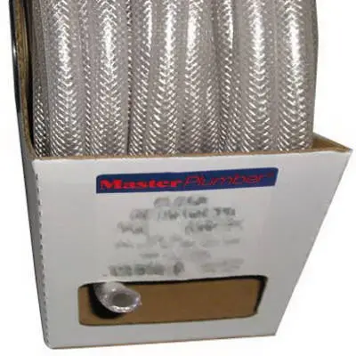 Master Plumber 10055Ptv 5/8"X100' Clear Braided Reinforced Hose - Quantity Of 1 1