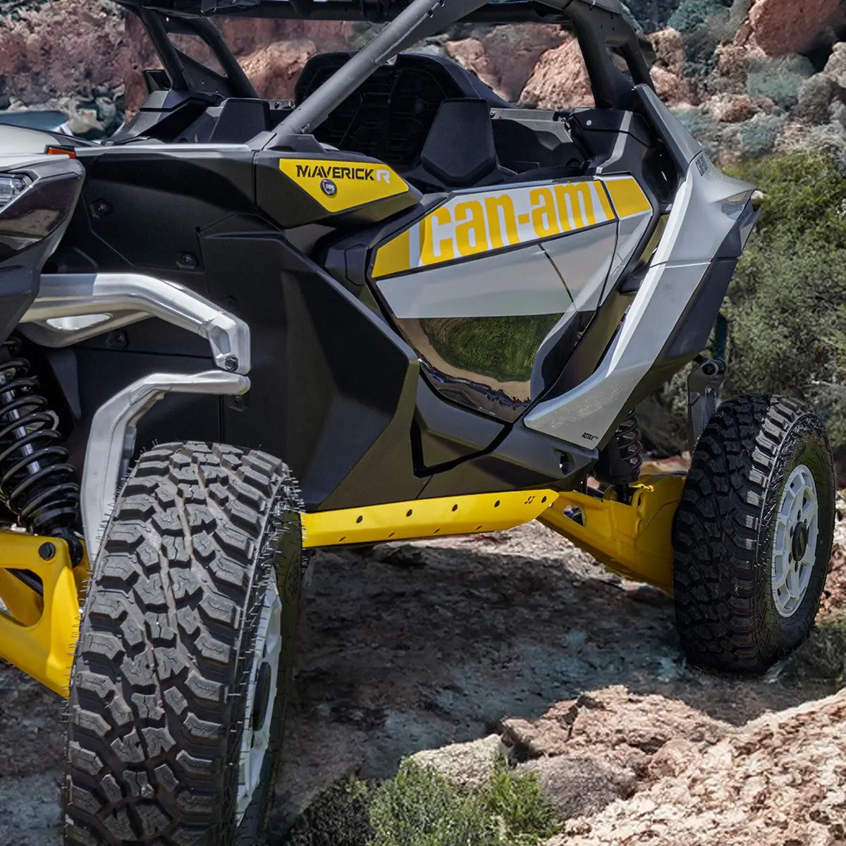 Can Am Maverick R Rock Sliders 6