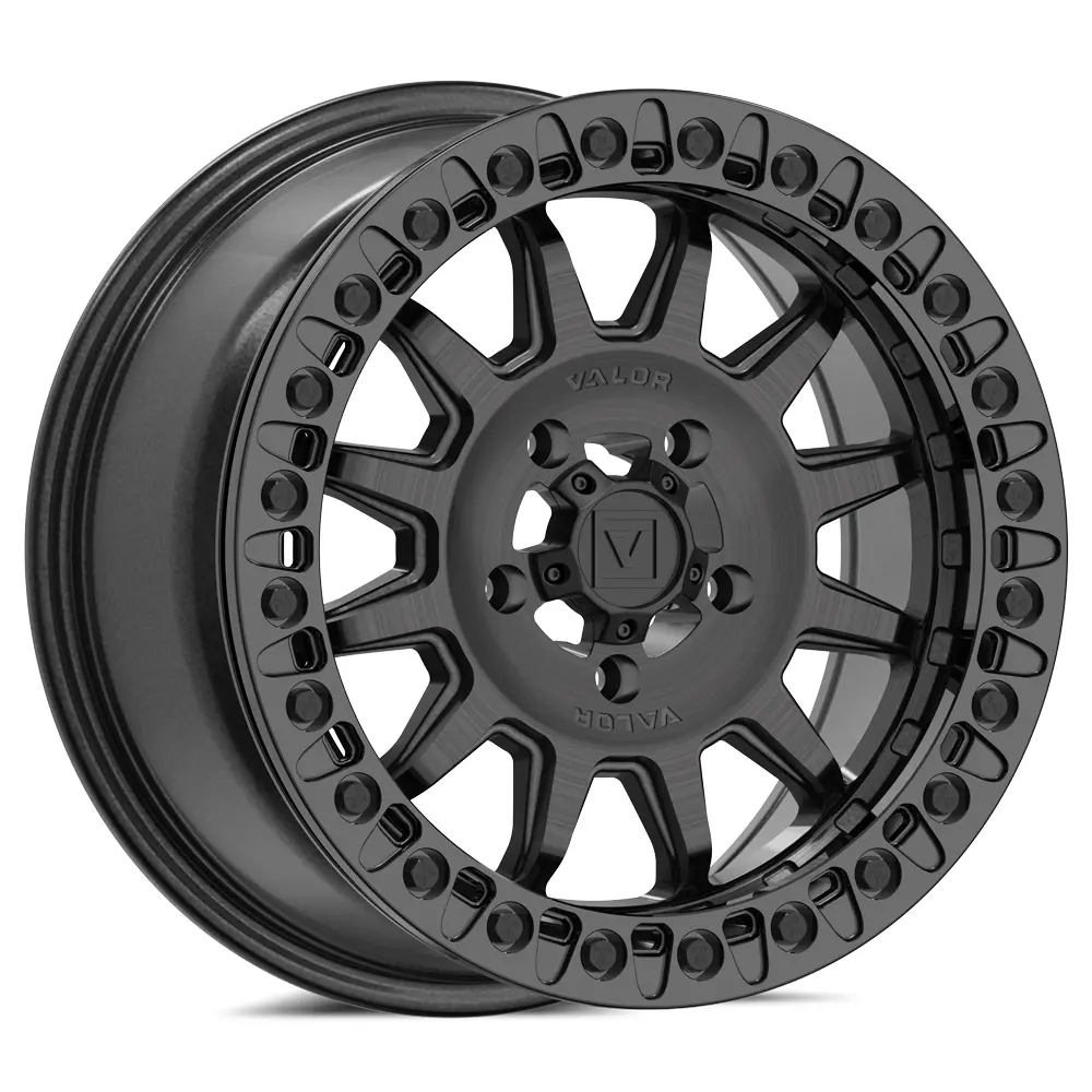 V09 Beadlock Wheel (Brushed Charcoal) 1