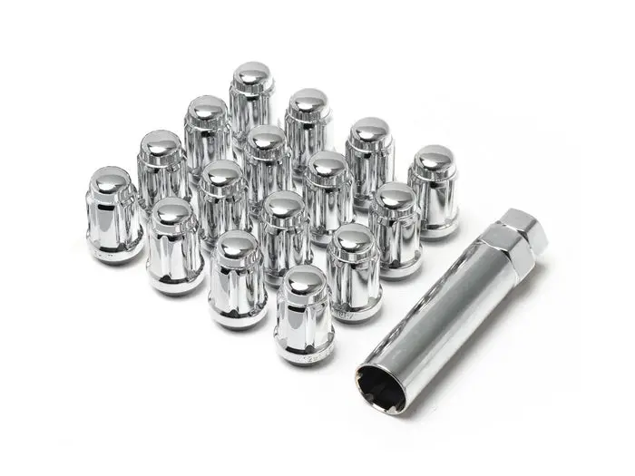 12X1.5 Chrome Lug Kit (4-Lug) 1