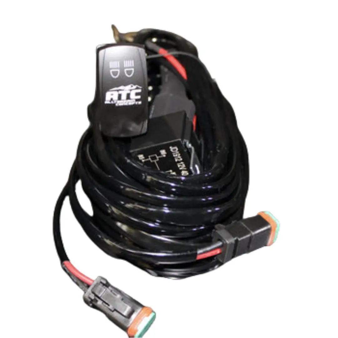 Dual Spotlight 3 Way Wiring Harness 1