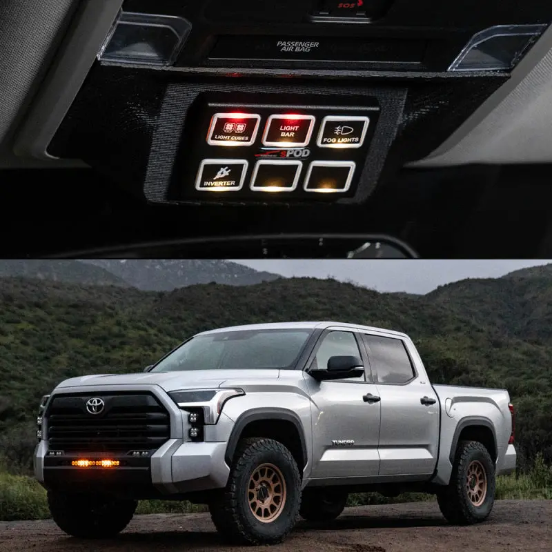 Spod Mini6 Sourcelt Vehicle Kit - Toyota 2022-On Tundra 1