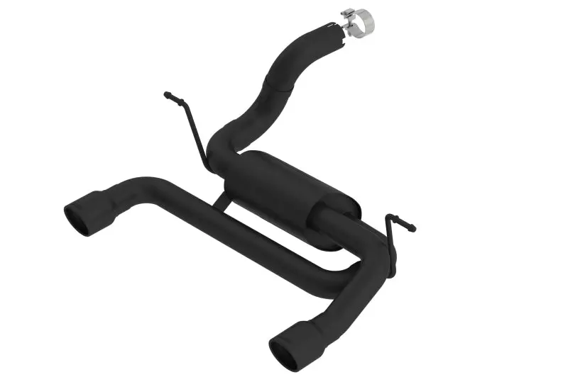 Borla 18-19 Jeep Wrangler Jl/Jlu 2.0L 4Cyl 2Dr/4Dr Axle Back Exhaust S-Type W/ 3.5In Tips - Black 1