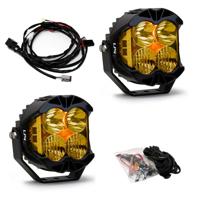 Baja Designs Lp4 Pro Driving/Combo Led - Amber (Pair) 1