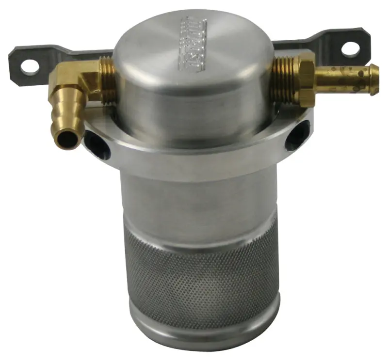Moroso 90-05 Mazda Miata Air/Oil Separator Catch Can - Small Body - Billet Aluminum 1
