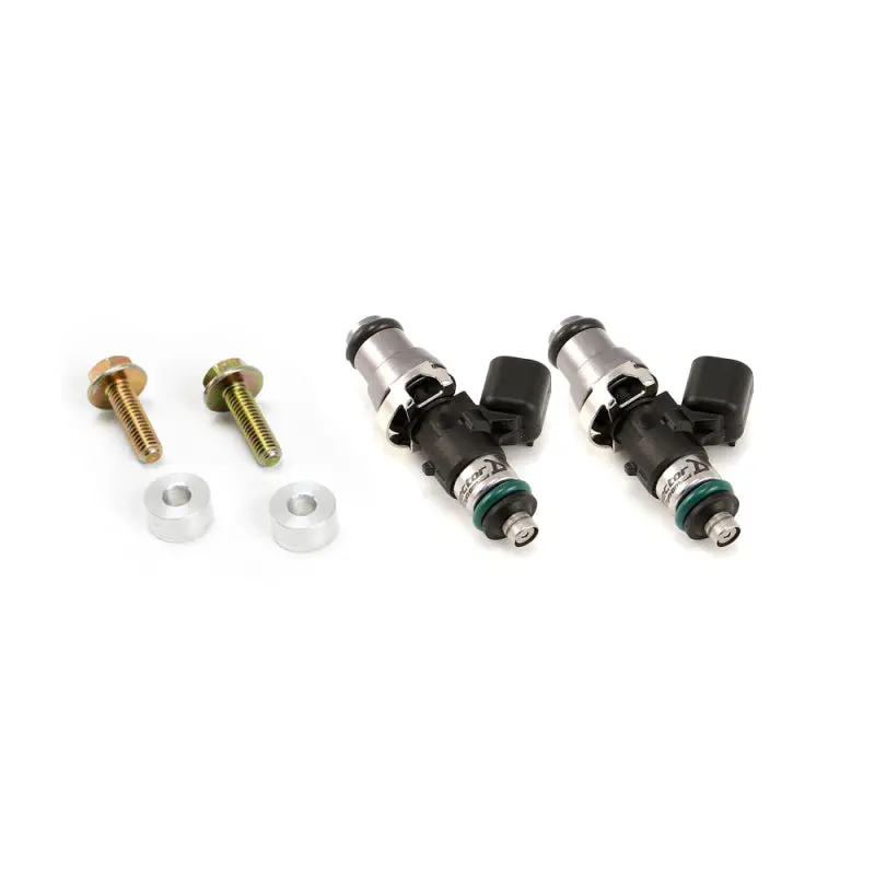 Injector Dynamics Id1300-Xds Fuel Injectors Polaris Rzr 14Mm Grey Adapter Top (Set Of 2) 1