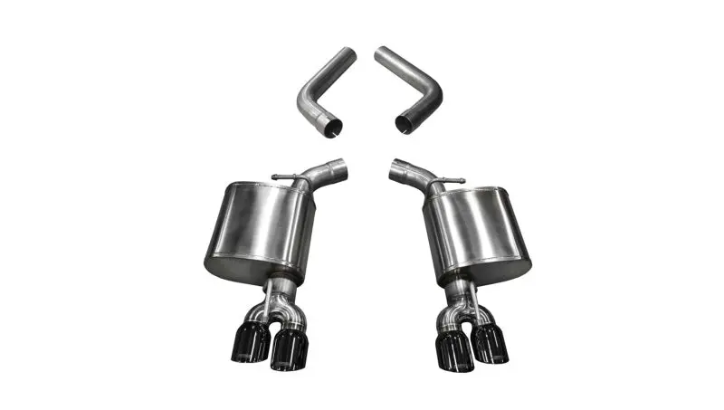 Corsa 2015-23 Dodge Challenger 6.4L/17-19 Challenger 5.7L Black Sport Axle-Back Exhaust W/3.5In Tips 1