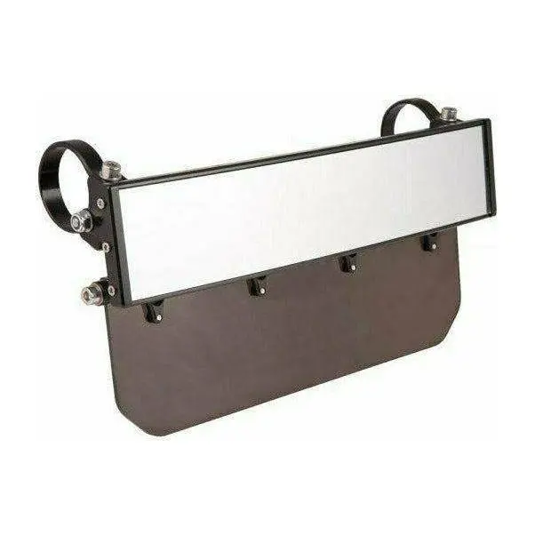 12″ Wide Panoramic Rearview Mirror With Visor 1