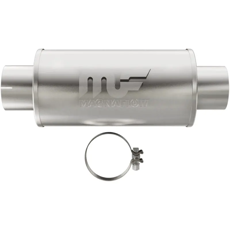 Magnaflow Muffler Mag Dsl Ss 7X7x14 4In Inlet 4In Outlet 1