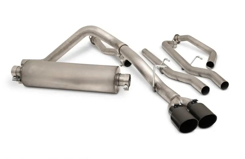 Gibson 2022 Toyota Tundra 3.5L-T V6 5.5Ft Bed 2.5In Cat-Back Dual Sport Exhaust - Black Elite 1