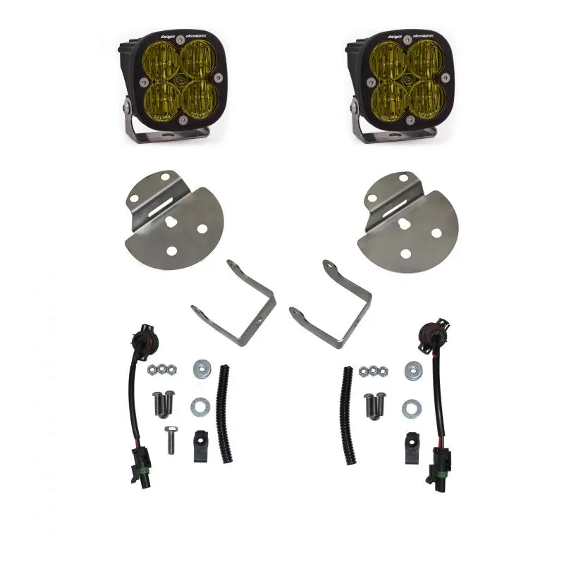 Baja Designs 15-19 Canyon/Colorado Fog Light & Fog Pocket Kit - Amber 1