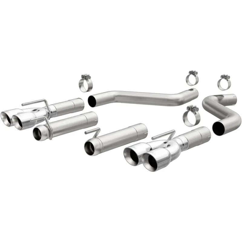Magnaflow Axle-Back, Ss, 3In, Quad Split Rear 3.5 Tips 2015 Dodge Challenger Incl Srt Hellcat 2