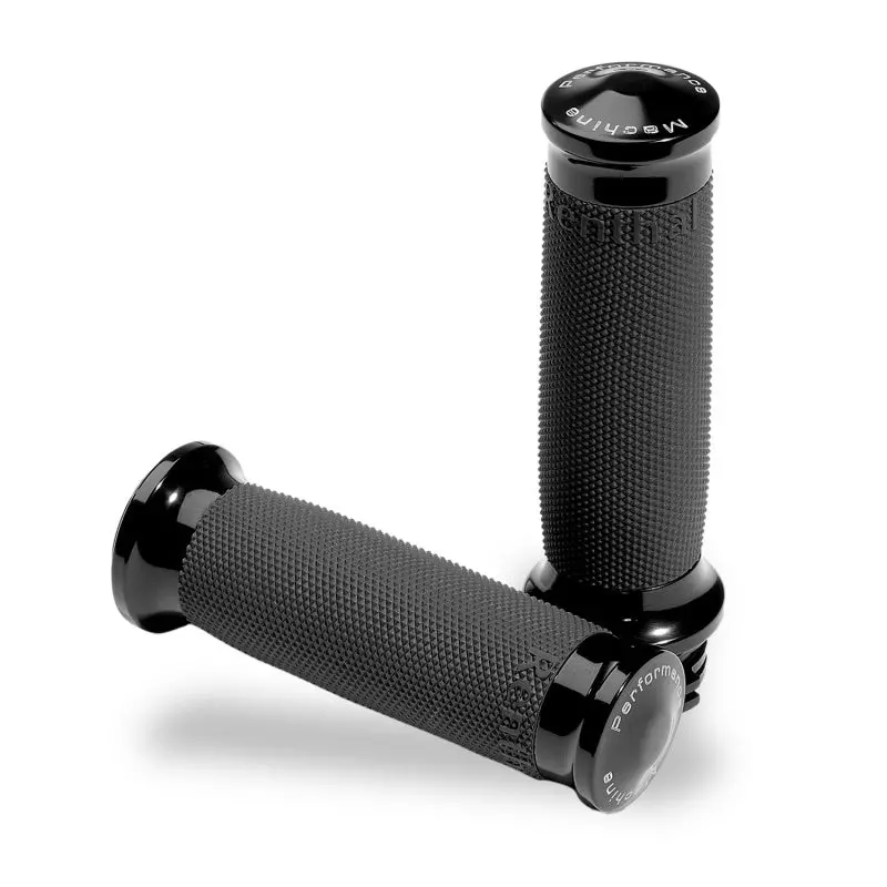 Performance Machine Contour Renthal Wrapped Grips - Black 1