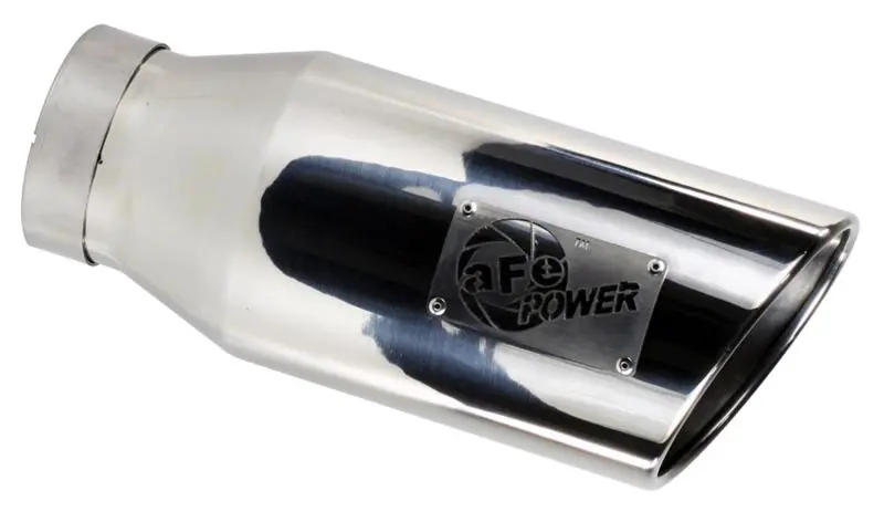 Afe Power Mach Force-Xp 5In In X 6In Out X 15In L Bolt-On 409 Ss Exhaust Tip - Black 1
