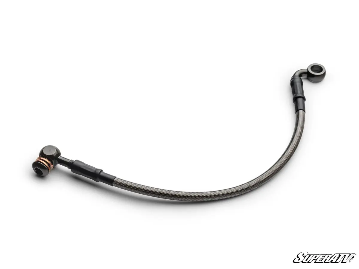 7.5 Mm X 12" Extended Steel-Braided Brake Line 1