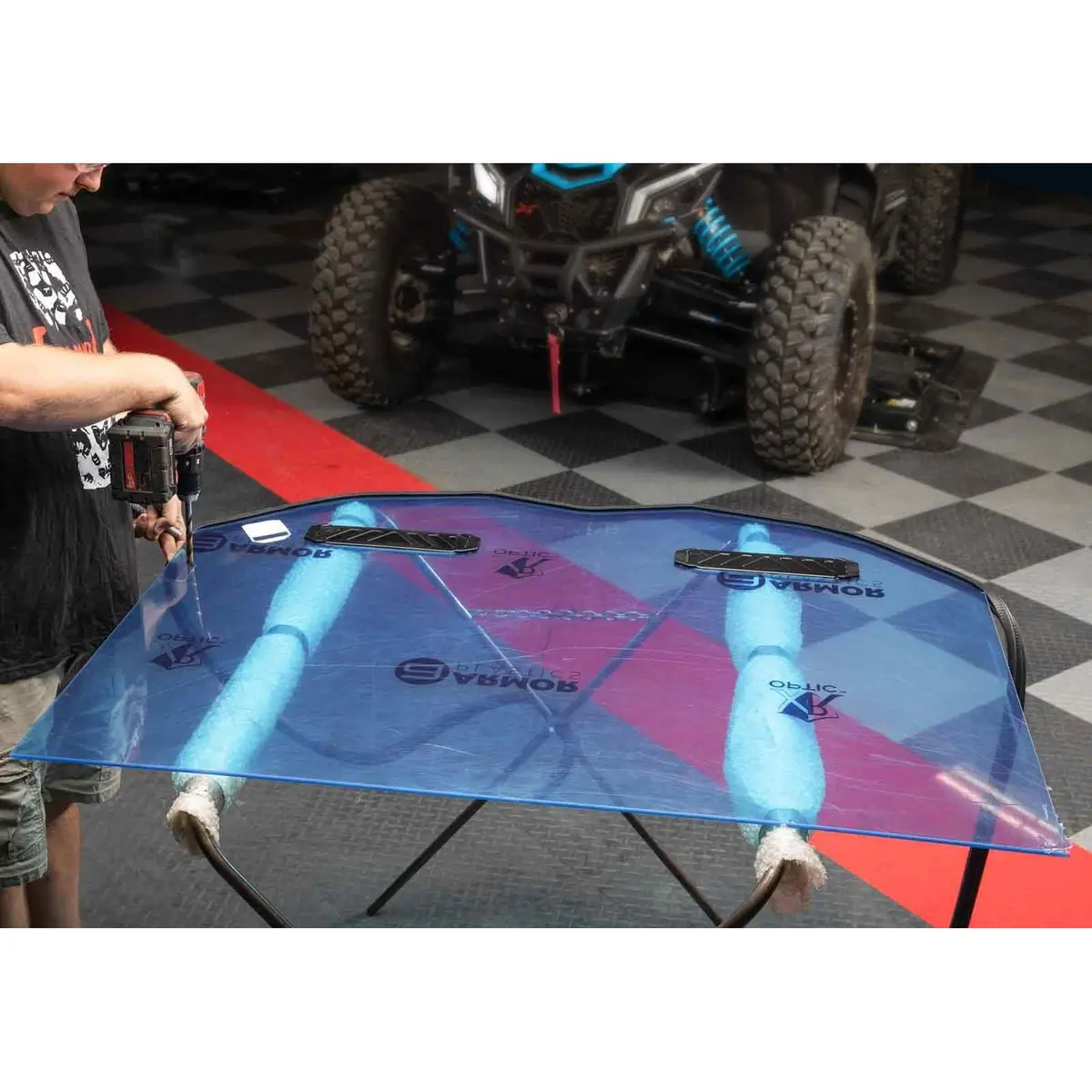 Polaris Rzr Xp Custom Cage Windshield Kit 1