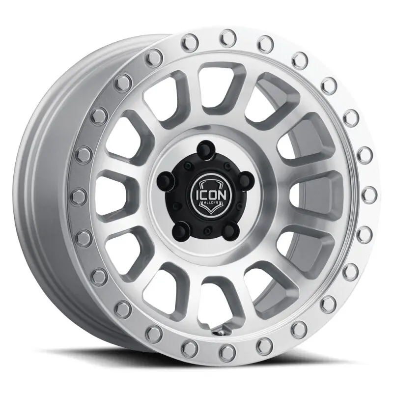 Icon Hulse 18X9 8X180 12Mm Offset 5.5In Bs Silver Machined 1