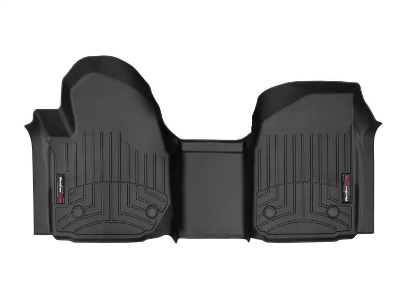 Weathertech 2019+ Chevrolet Silverado 1500 / Gmc Sierra (Regular Cab) Front Vinyl Floorliner - Black 1