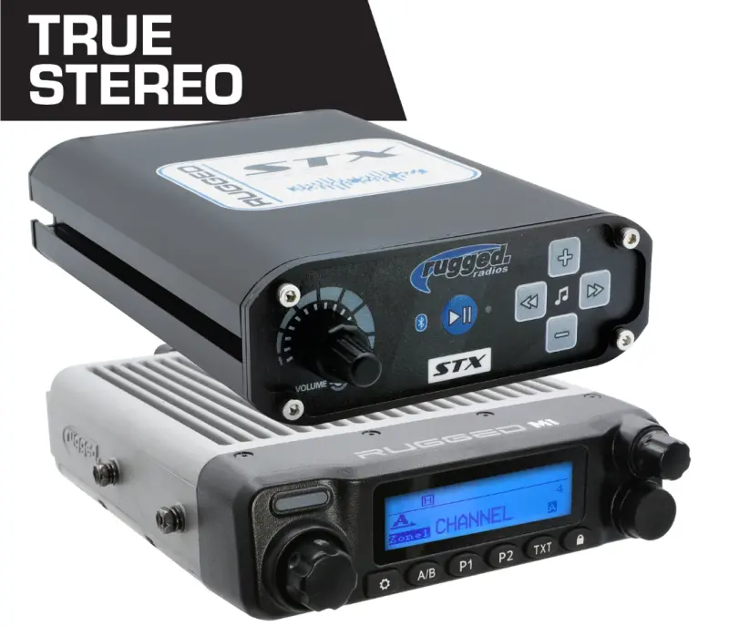 Rugged Radios Stx Stereo Complete Master Comm Kit W/ Intercom - 2-Way Radio M1 Vhf Business Band 1