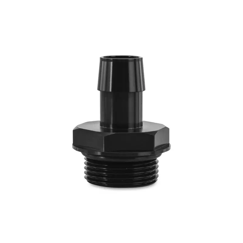Mishimoto -16Orb To 3/4In. Hose Barb Aluminum Fitting - Black 1